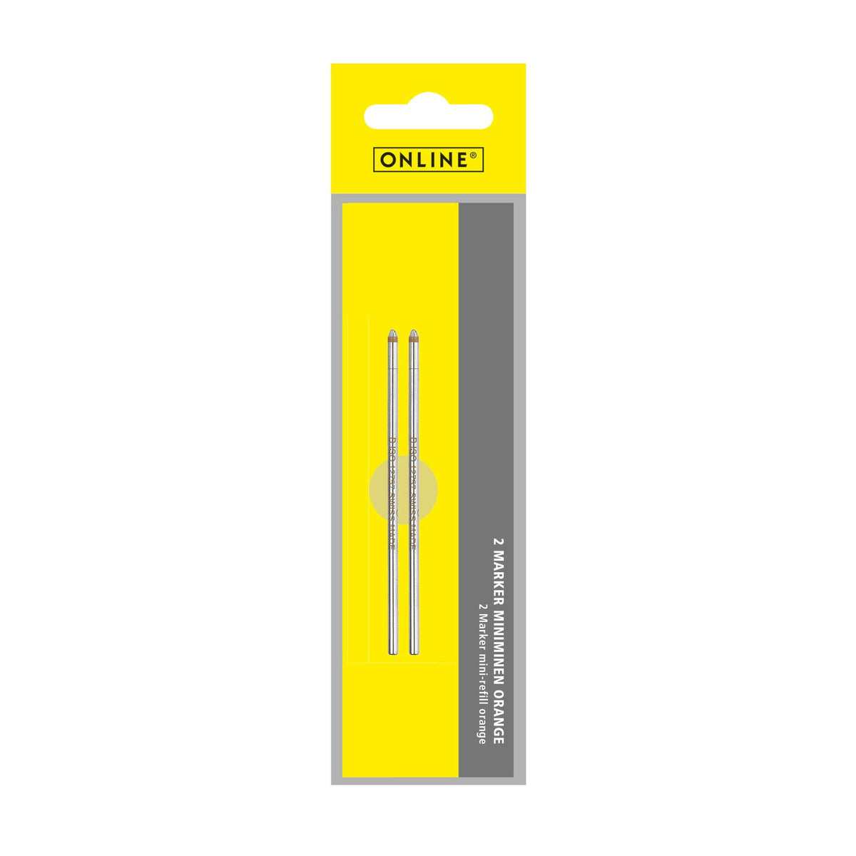 D1 ballpen refill, orange width B