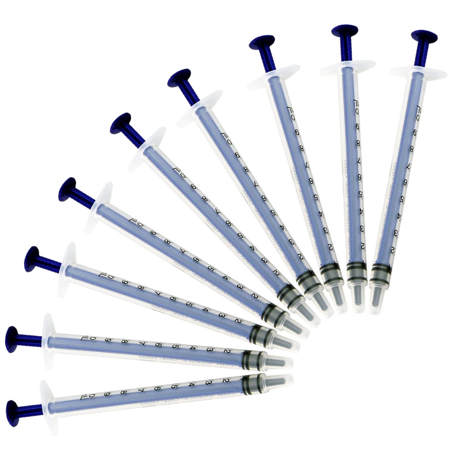 30x Disposable Plastic 1mL Injector Syringe No Needle For Lab Nutrient Measuring, Liquids Preparing, Ink Adding, Dog/Cat/Mouse Feeding Nursing Tools, One Time Use, 1cc, 30Pcs Lot