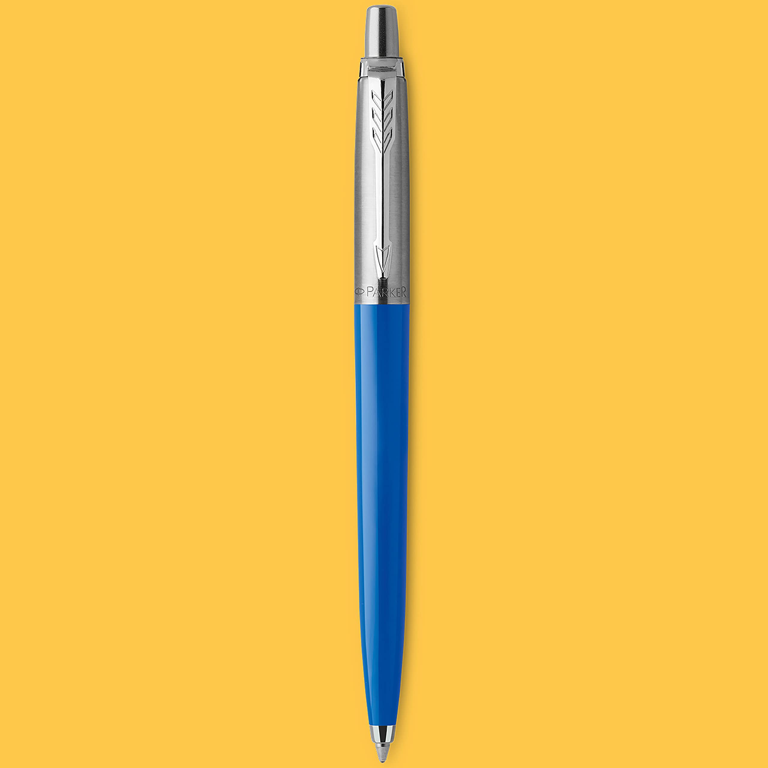 PARKER Jotter Originals Ballpoint Pen   Classic Blue Finish   Medium Point   Blue Ink (Pack of 2)