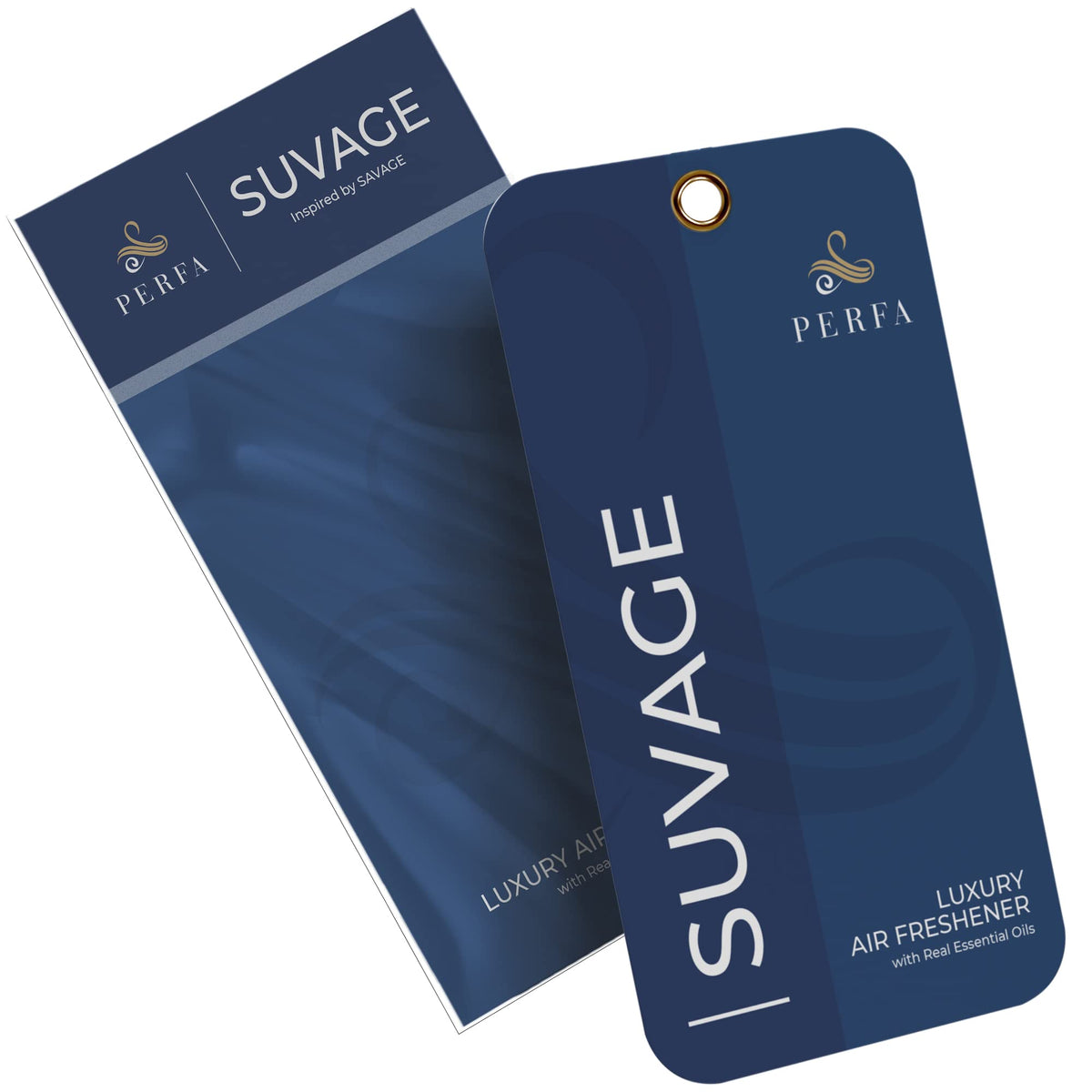 Savage Disposable Card Freshener for Men   Car Scents Air Freshener with Sauvage Fragrance   Strong Car Perfume Air Freshener with Odour Eliminating Technology   Suvage by Perfa