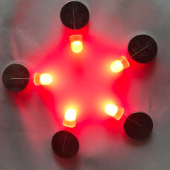8mm LED Diode, 50 Pcs Red LED Emitting Diodes Light, 3V LED Assortment Kits for Science Projects etc (8mm 50 Pcs)