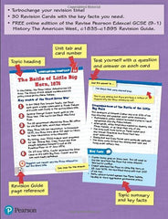 Pearson REVISE Edexcel GCSE History American West Revision Cards (with free online Revision Guide and Workbook): For 2024 and 2025 exams (Revise ... learning, 2022 and 2023 assessments and exams