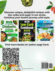 Type 2 Diabetes Cookbook for Beginners: 2000 Days of Super Easy, Delicious Low-Sugar & Low-Carb Recipes for Type 1 & Type 2 Diabetes, Prediabetes and ... 2024 with Color Pictures of Diabetic Recipes)