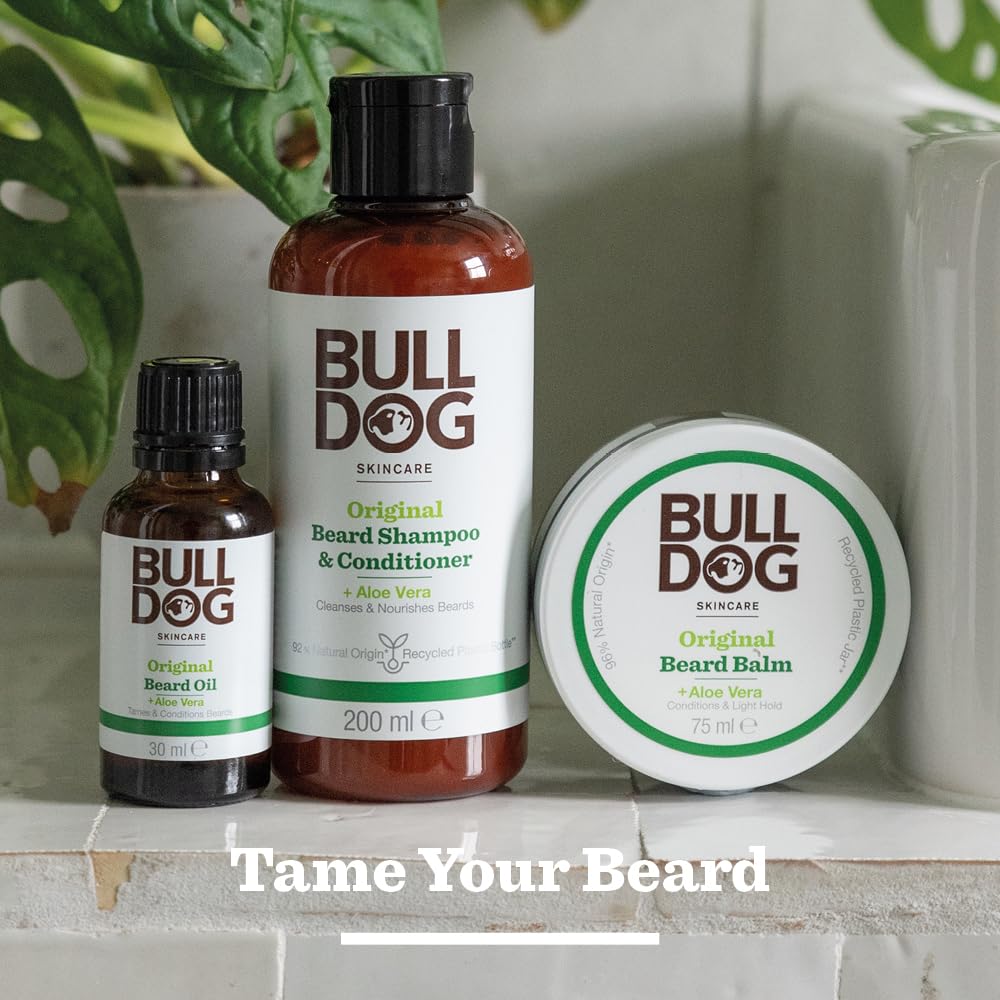 Bulldog Mens Skincare and Grooming Original Beard Oil, 30 ml