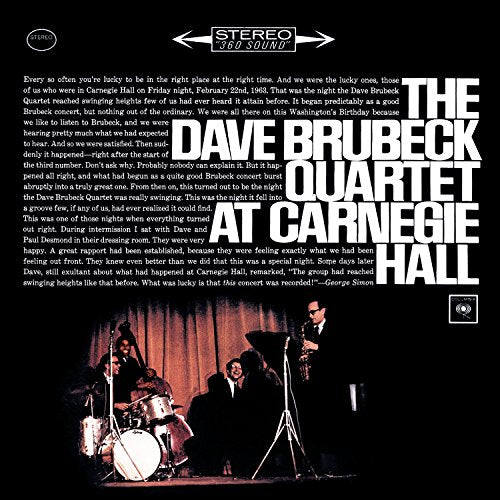 The Dave Brubeck Quartet At Carnegie Hall