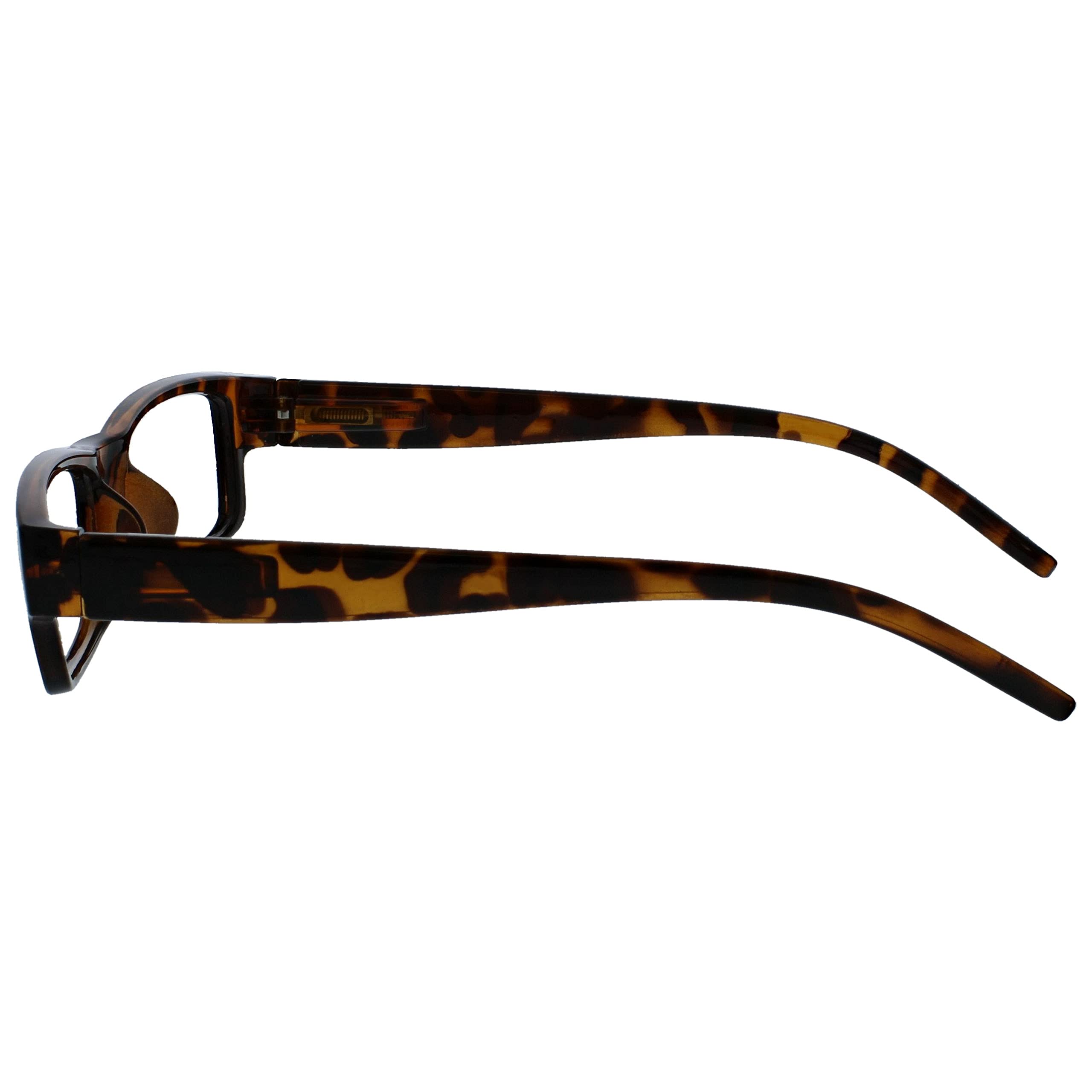 The Reading Glasses Company Brown Tortoiseshell Lightweight Comfortable Readers Value 2 Pack Mens Womens RR32-2 and1.00