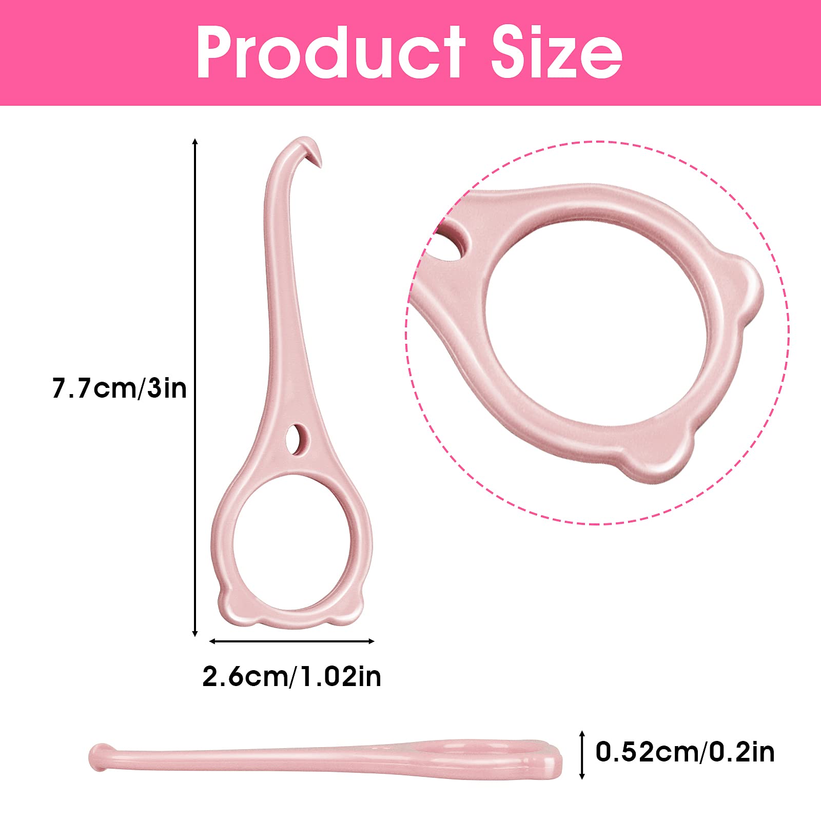 cobee Aligner Removal Tool, 6 Pcs Invisible Tooth Removal Aligner Chewies and Removal Tool Kits Aligner Tooth Hook Oral Corrector Retainer Remover for Invisible Braces Tooth Oral Care (6 Colors)