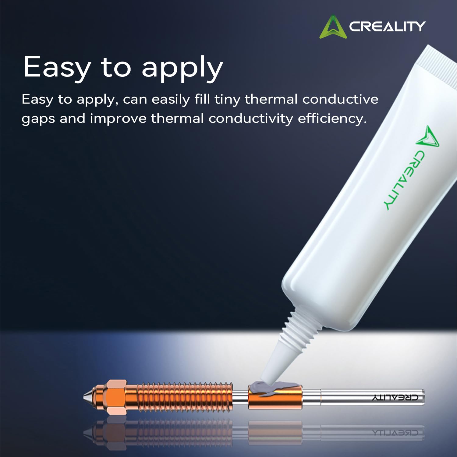 Creality Official Thermal Grease 10g 1PCS for 3D Printer, Strong Thermal Conductivity, Insulation and No Corrosion, Safe and Environmentally Friendly, High and Low Temperature Resistance