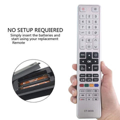 MYHGRC Replacement Toshiba CT-8035 Remote Control for Toshiba Smart TV LED LCD - No Setup Required