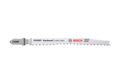 Bosch Professional 25x Expert ‘Hardwood 2-Side Clean’ T 308 BF Jigsaw Blade (for Plastic coated boards, Multiplex board, Length 117 mm, Accessories Jigsaw)