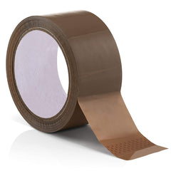 Wolf Tapes Packaging Tape, Heavy-Duty Parcel Tape for Packing, All Purpose Strong Adhesive Tape, Secure Sticky Seal for Boxes, FSC Certified Shipping Tape, Pack of 6 48MM x 66M (Brown)