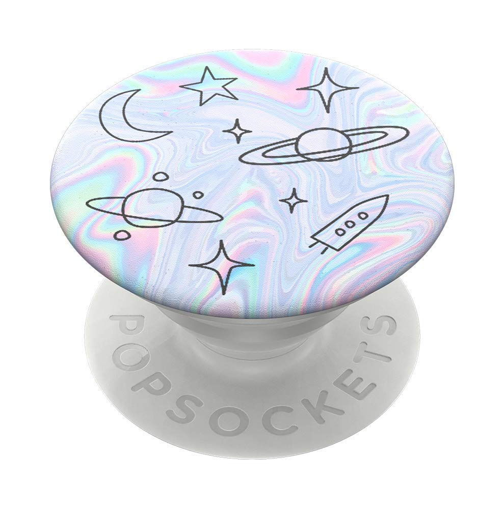 PopSockets PopGrip - Expanding Stand and Grip with Swappable Top - Space Doodle