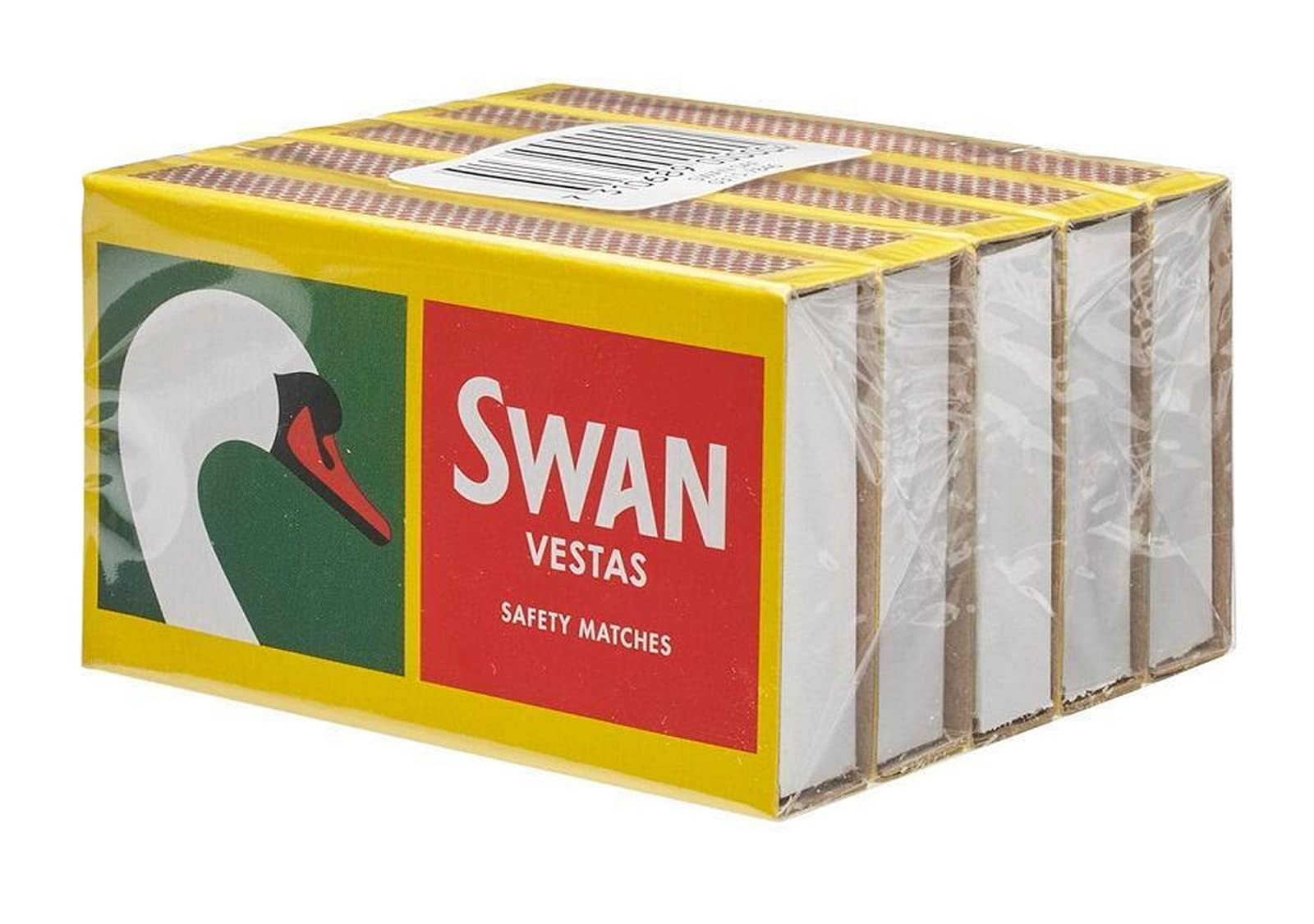 Bryant & May Swan Vestas Safety Matches, Wood, Pack of 5