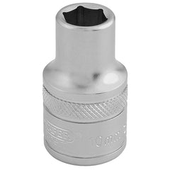 Draper 16598 1/2 inches Square Drive 6 Point Socket, 10mm Size