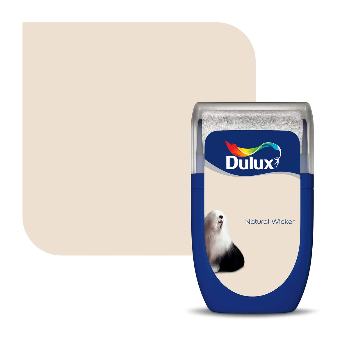 Dulux Walls and Ceilings Tester Paint, Natural Wicker, 30 ml