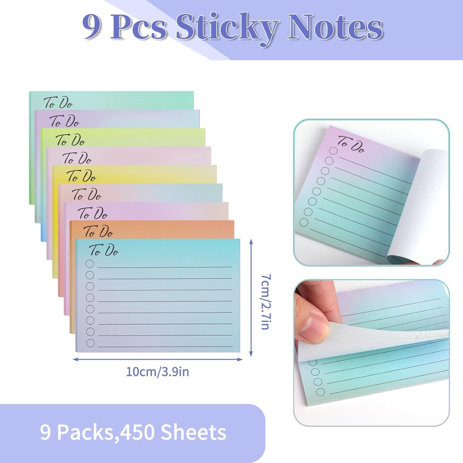 Hoiny 300 Sheets Transparent Sticky Notes, Writable Clear Adhesive See Through Tracing Paper Translucent Book Tabs Annotating, Study Revision Essentials - Round