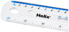 Helix 12 inch 30cm Premium Shatter Resistant Ruler