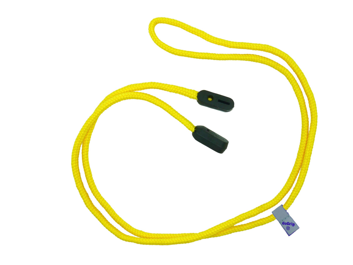 GoGrip Original - Secure Glasses Cord - Spectacle and Spec Lanyard (Funky Yellow)