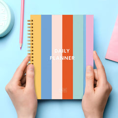 S&O Undated Planner with Meal, A5 Habit & Routine Tracker, Daily To Do List-Weekly and Monthly Goal Agenda Abstract Notebook Organizer for 2024, Students, College, Work, ADHD, Fitness, Productivity