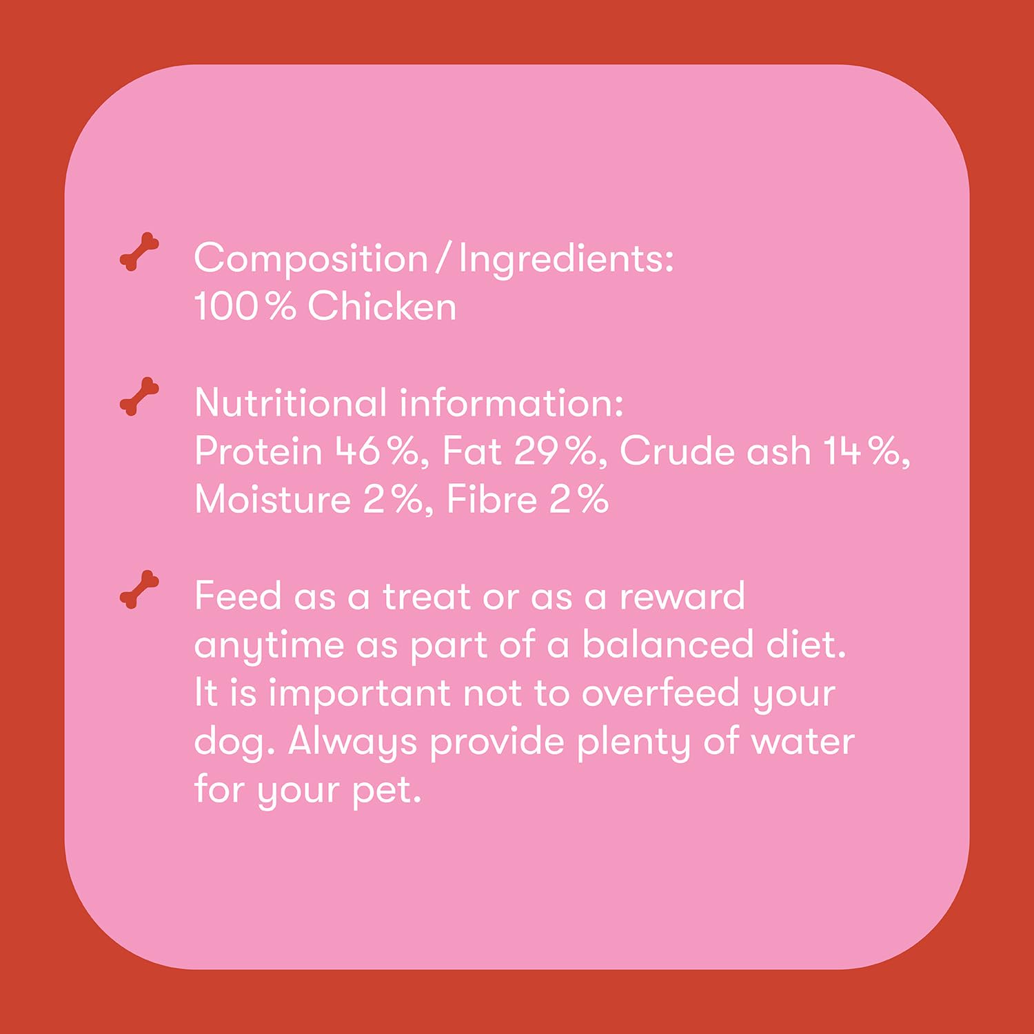 Buddylicious 100% Natural Chicken Strips Dog Treats   Natural & Healthy Dog Treat, GMO Free, Gluten Free   Perfect For Training or Everday treat