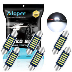 Alopee 578 LED Festoon Bulb, 41mm 1.61'' Festoon LED C5W Bulbs,9-28V 2016 18SMD White 41mm Canbus Error Free Festoon Bulbs for 211-2 569 578 Car Interior Dome Map Courtesy Trunk Light (6pack)