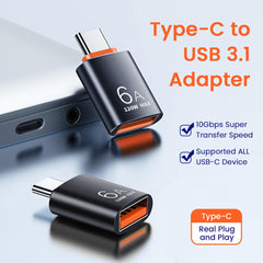 USB C to USB Adapter (3 Pack), Type C to USB Converter USB C Male to USB 3.0 Female Adapter OTG USB C Camera Adapter for MacBook Pro 2022, iPad Pro 2020, Dell XPS, Surface, S20 S21 S22 S23, Tab S8