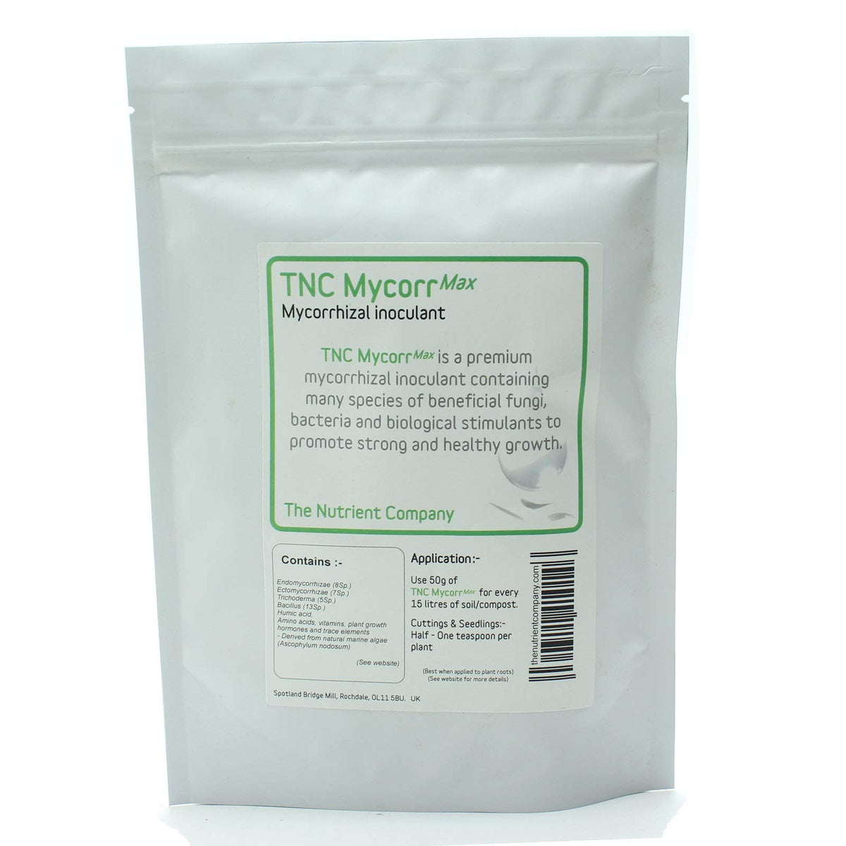 TNC MycorrPlus (was Max) - Premium Mycorrhizal fungi powder w/Trichoderma & Bacteria - Root Inoculant