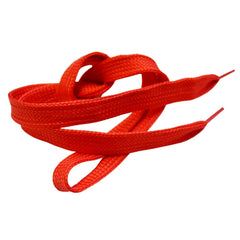 Zelway Flat Trainers Shoelace Shoe Lace for Sneakers Trainer Shoe String Replacements for Athletic Sport Shoelaces (Red, 51 inches)