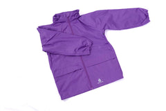 DRY KIDS packable jacket Purple 9/10yrs