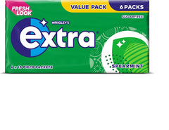 Extra Spearmint Sugarfree Chewing Gum Multipack 5 x 10 Pieces (Packaging may vary)