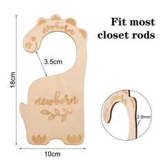 CREPUSCOLO Baby Wardrobe Clothes Dividers, 7pcs Premium Original Design Nursery Baby Closet Clothes Dividers, Nursery Decor, Baby Clothes Organizers