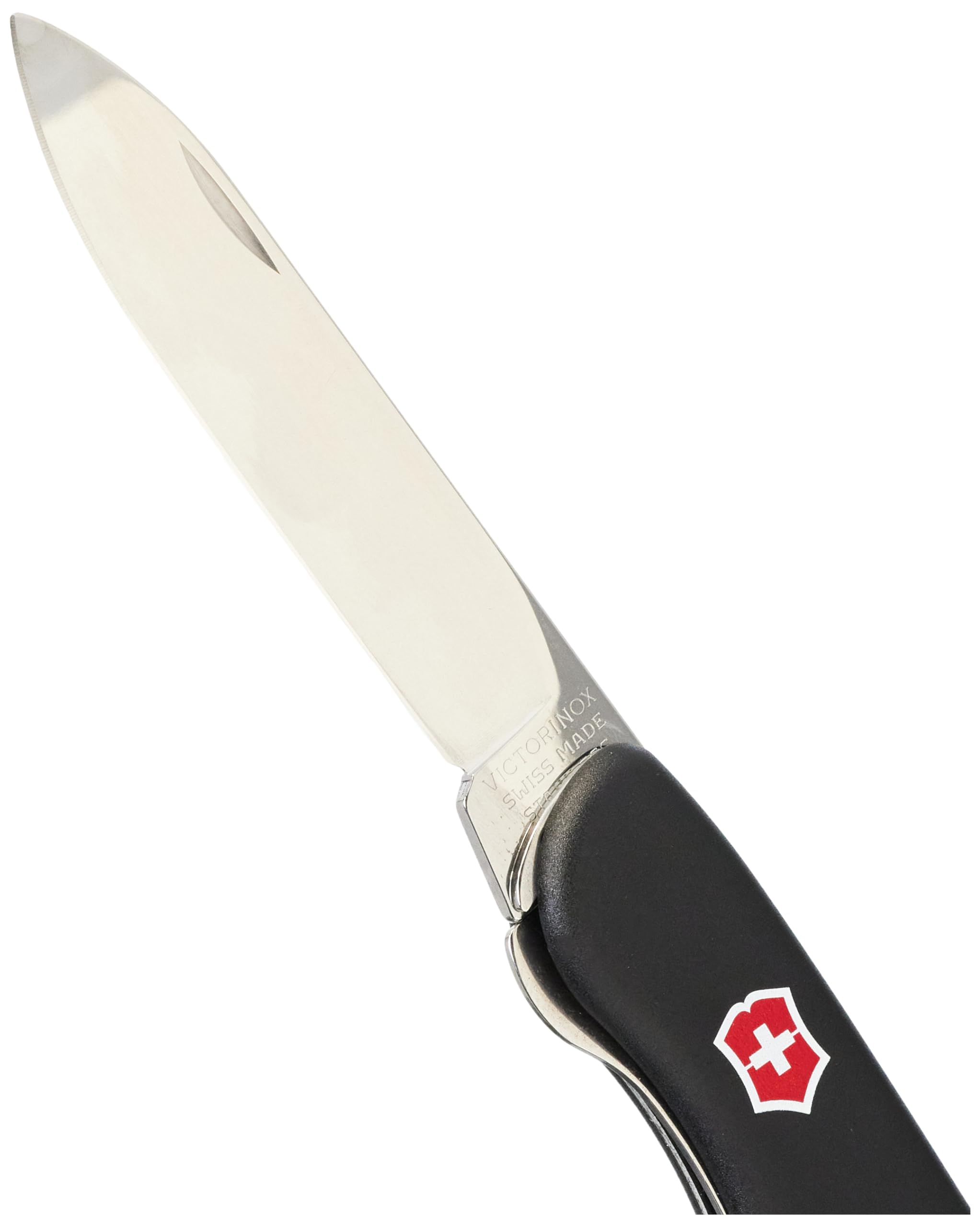 Victorinox Sentinel Swiss Army Pocket Knife, Large, Multi Tool, 4 Functions, Large Locking Blade, Swiss Army Knife, Black