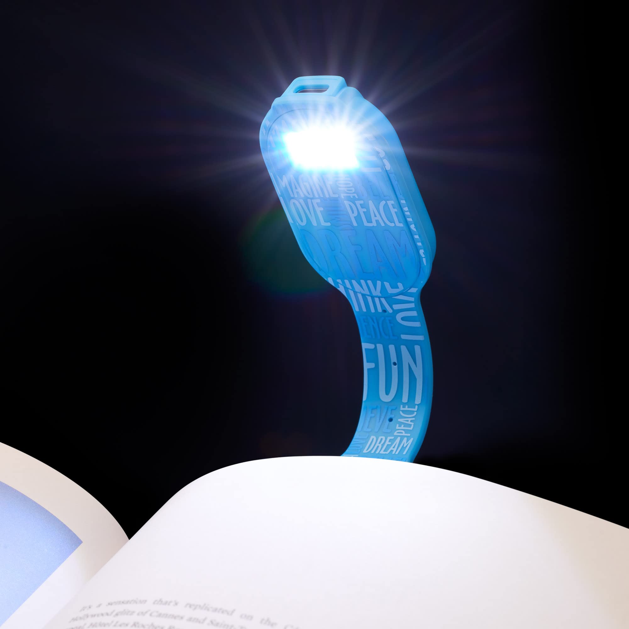 Gifts for Readers & Writers Flexilight USB Rechargeable 2-in-1 LED Reading Light   Bookmark & Clip-On Book Light   Reading Lamp for Children & Adults   Book Torch   Essential Book Accessories