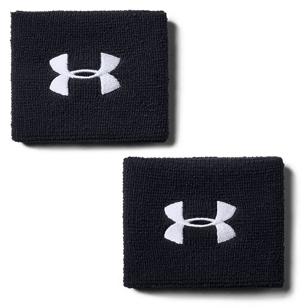 Under Armour Men UA Performance Wristband, Wristband in a Set of 2, Wrist Sweatband