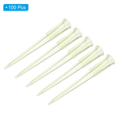 PATIKIL 200ul Pipette Tips, 100 Pcs PP Plastic Autoclavable Universal Liquid Transfer Pipette Pipettor Tips with Measurements for Laboratory, Yellow