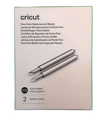 Cricut Explore Fine Point Replacement Blades, Multi-Color, One Size - 23mm x 2mm (2 Units)