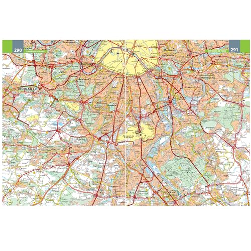 France 2024 - Tourist & Motoring Atlas A4 Laminated Spiral