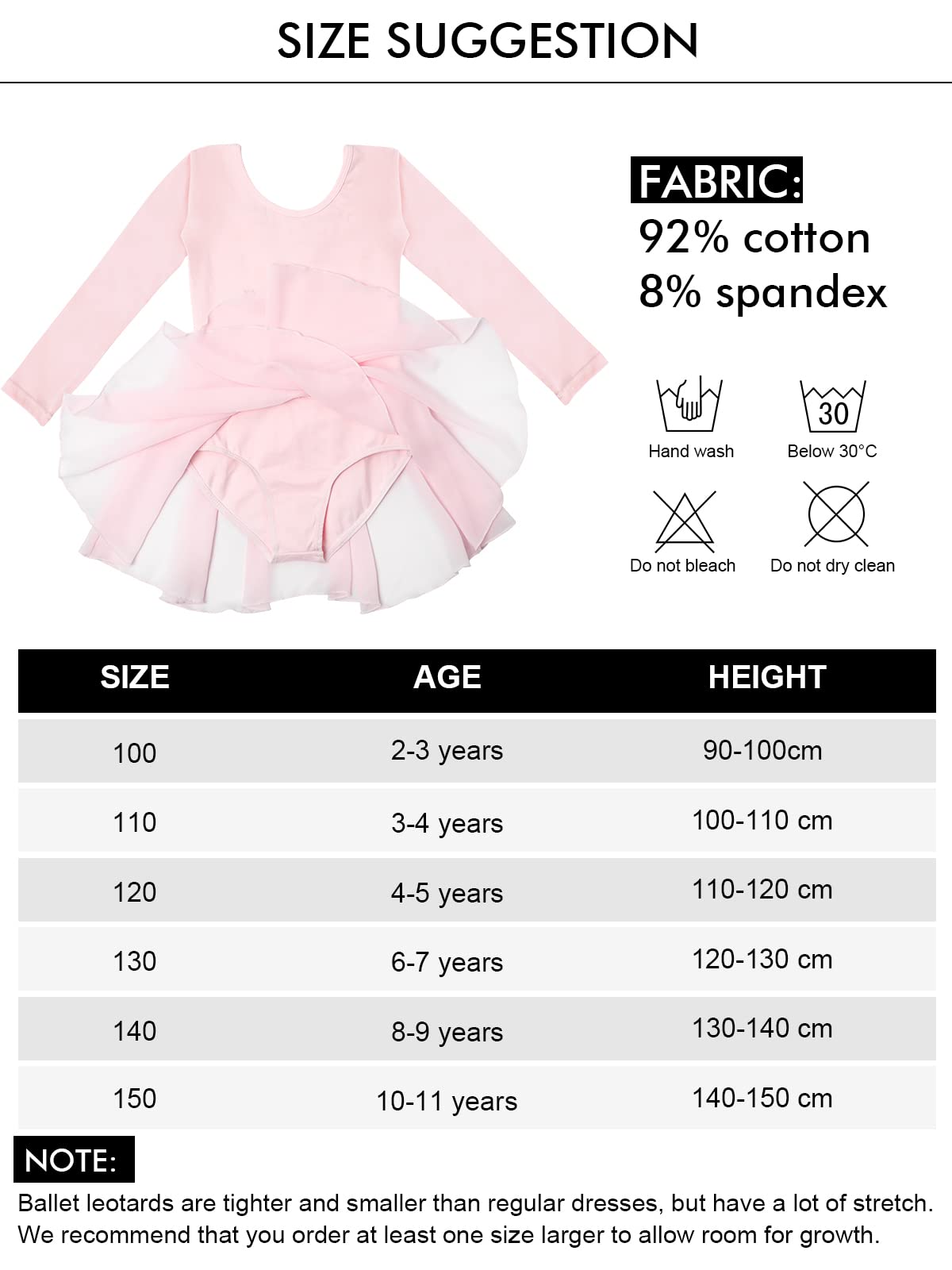 PLIKSUVER Girls Ballet Dress Short Sleeve Ballet Outfit Gymnastics Dance Leotard with Chiffon Skirt