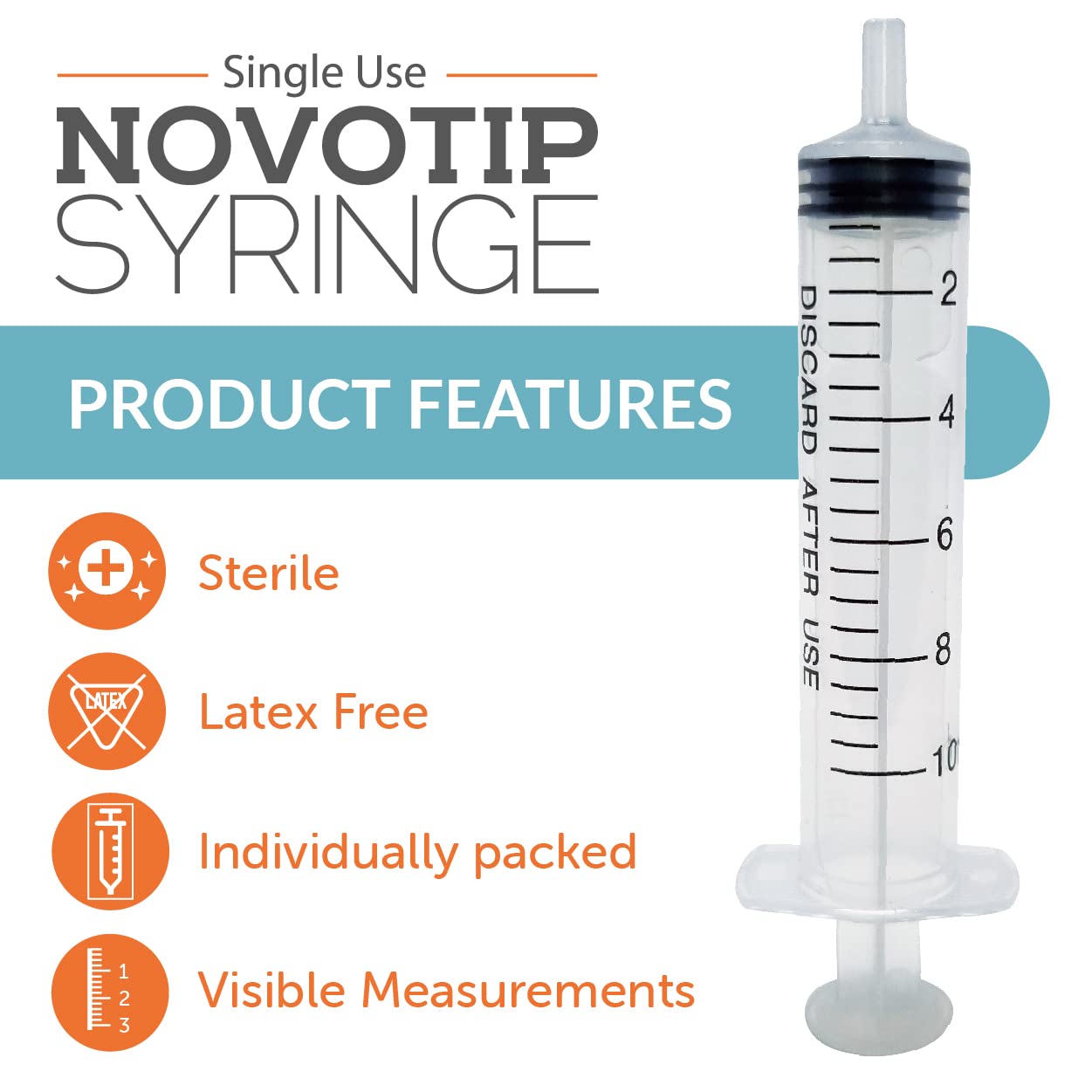 Novotip 10ml Syringe - Box of 100