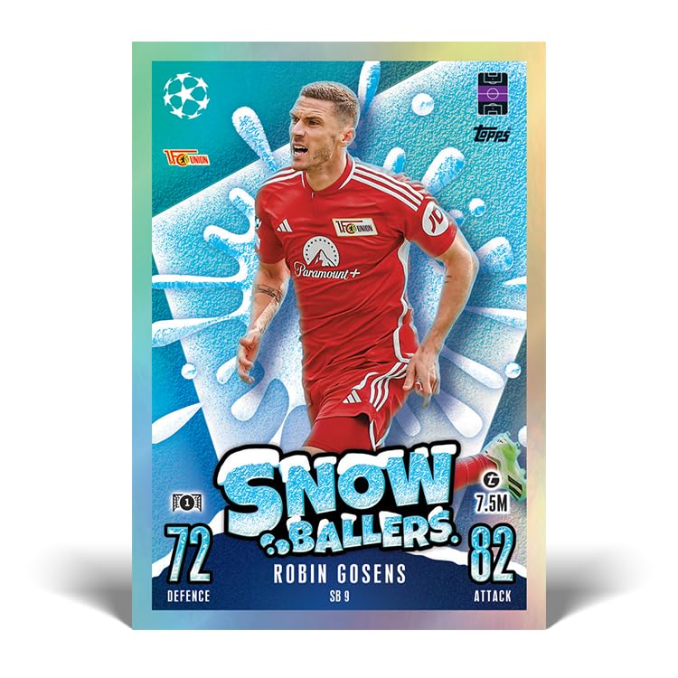 Topps Match Attax 23/24 - Update Mega Multipack #3-41 Match Attax cards including 16 New Snow Baller Cards and an exclusive Snow Baller Randal Kolo Muani Limited Edition card!