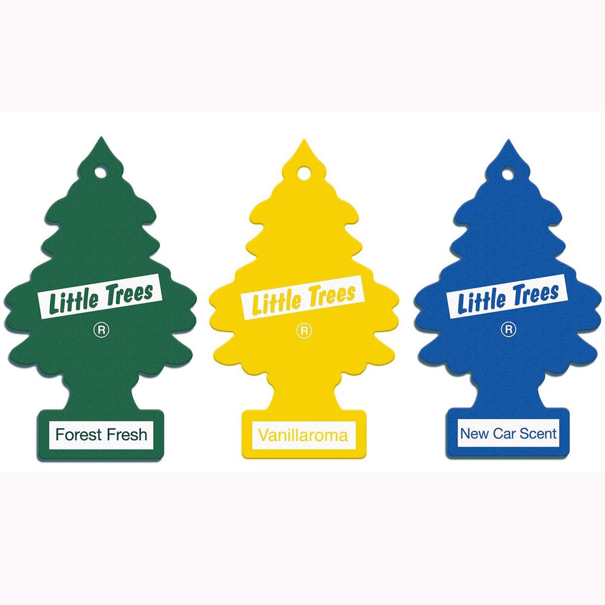 Little Trees Air Freshener, Traditional Fragrances, Pack of 6 (Packaging may vary)