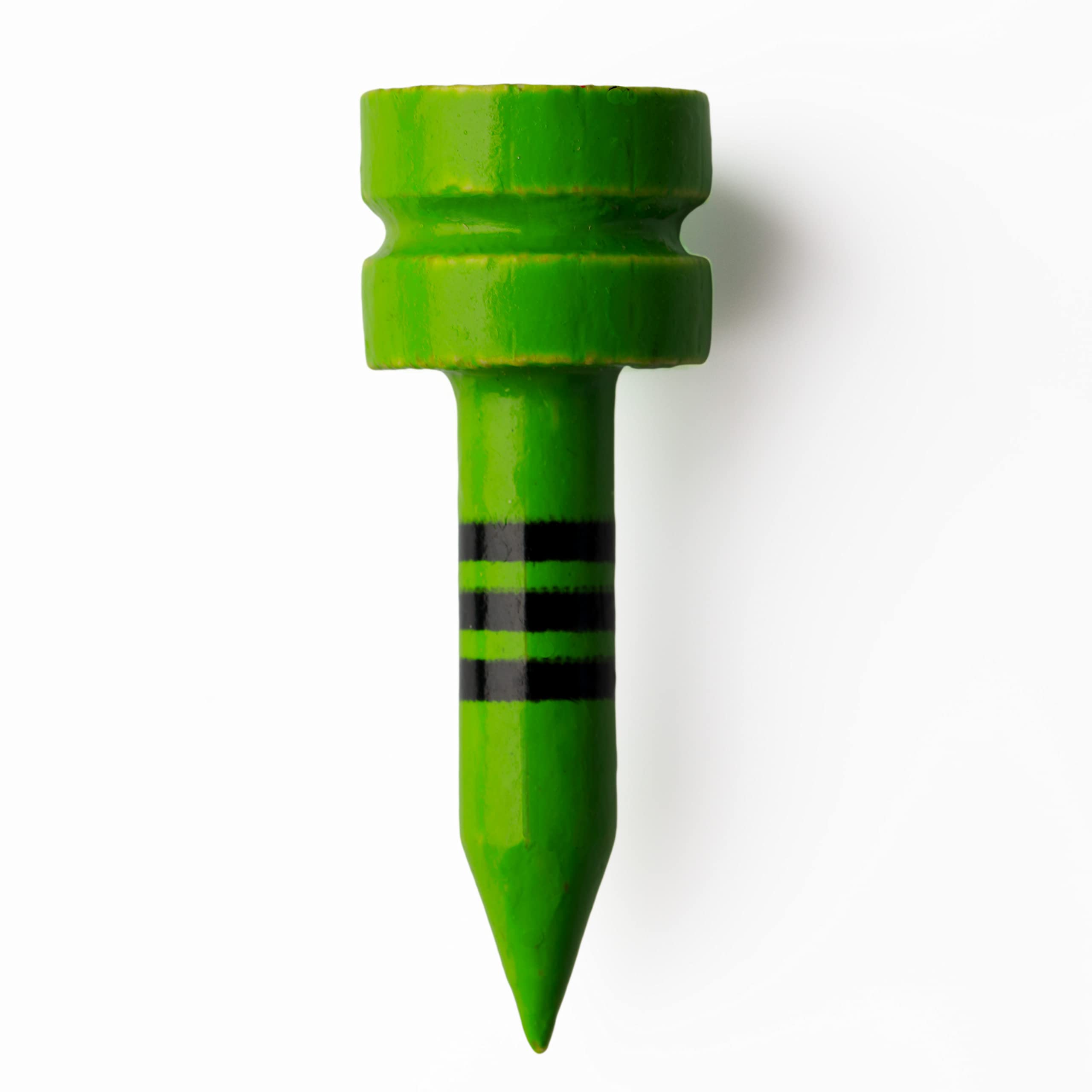 Green Swing Bamboo Golf Tees 25mm   Strong Sustainable Biodegradable   30pcs   Green Castle Tees