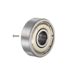 sourcing map 25pcs 625ZZ Deep Groove Ball Bearings 5mm Bore 16mm OD 5mm Thick Carbon Steel Double Shielded ABEC3 Z1 Bearing for Motors