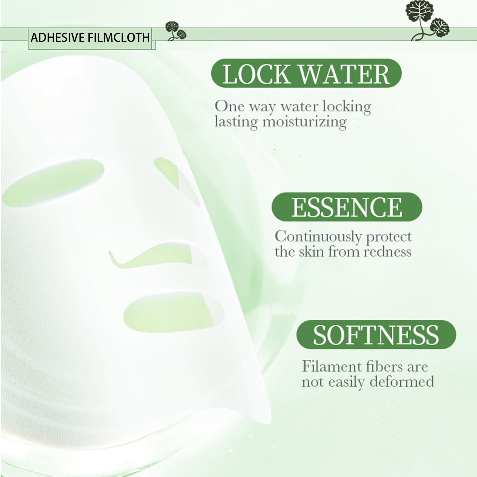 Hydrating Face Mask,5PCS Centella Face Mask,Face Masks Beauty,Face Masks Skincare Improves Skin Face Care,Face Mask Set for Dehydrated, Dull and Tired Skin (5PCS-J)