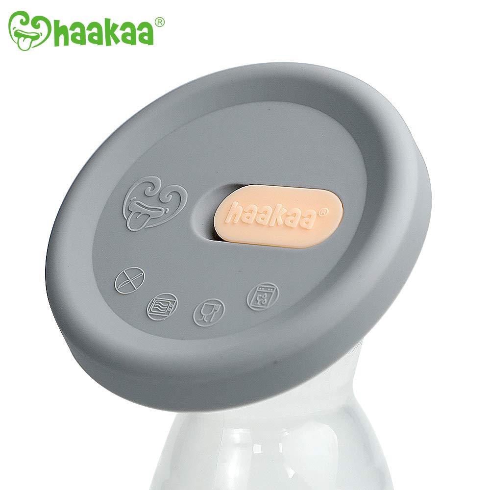 haakaa Lid New Upgrade Breast Pump Silicone Lid Fits All Haakaa Breast Pumps Generation 1/2/3 Leakproof Dustproof 100% Food Grade Silicone BPA PVC and Phthalate Free