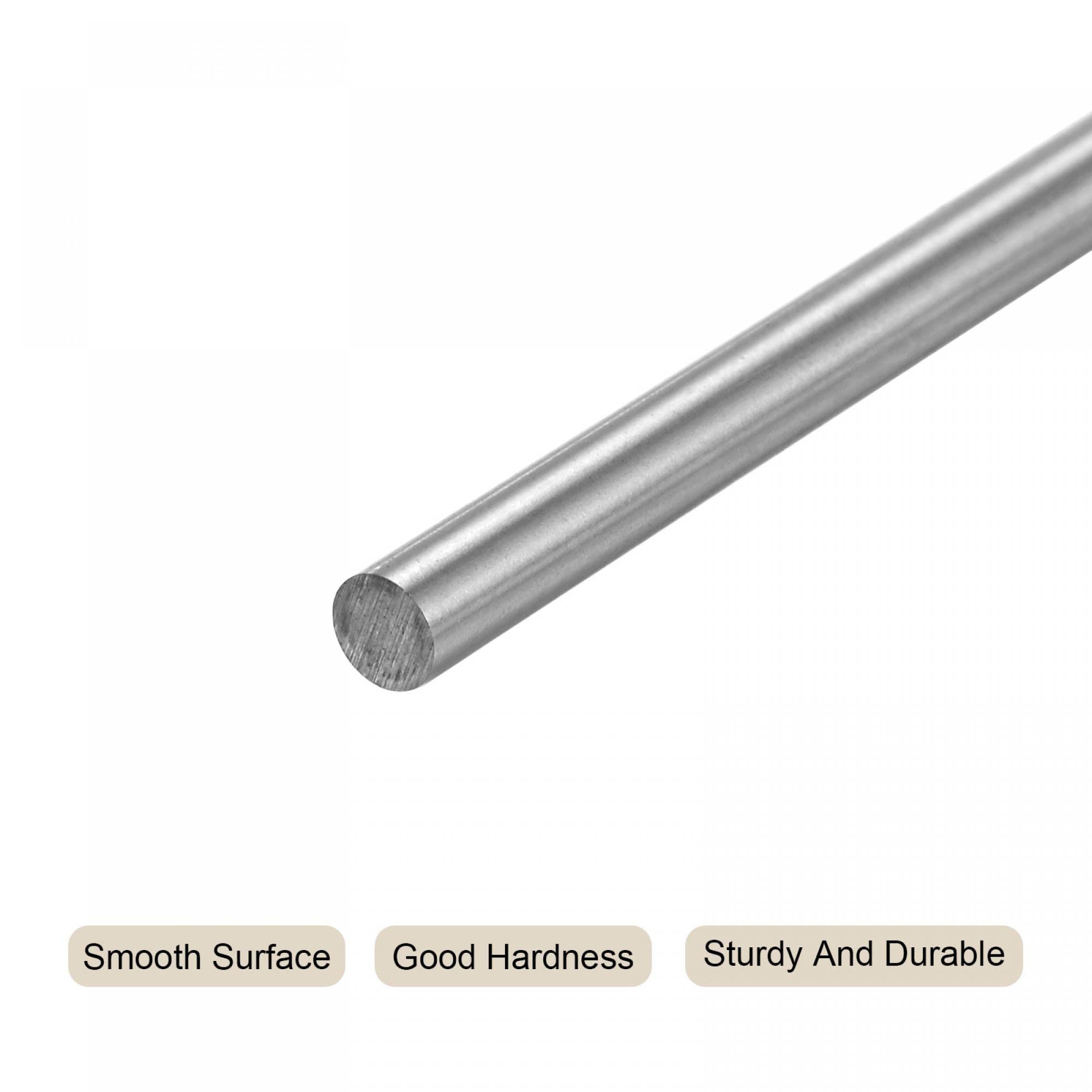 sourcing map Round Steel Rod, 2.7mm HSS 63-65 HRC Lathe Bar Stock Tool 60mm Long for Shaft Gear Drill Lathes Boring Machine Turning Miniature Axle 5Pcs