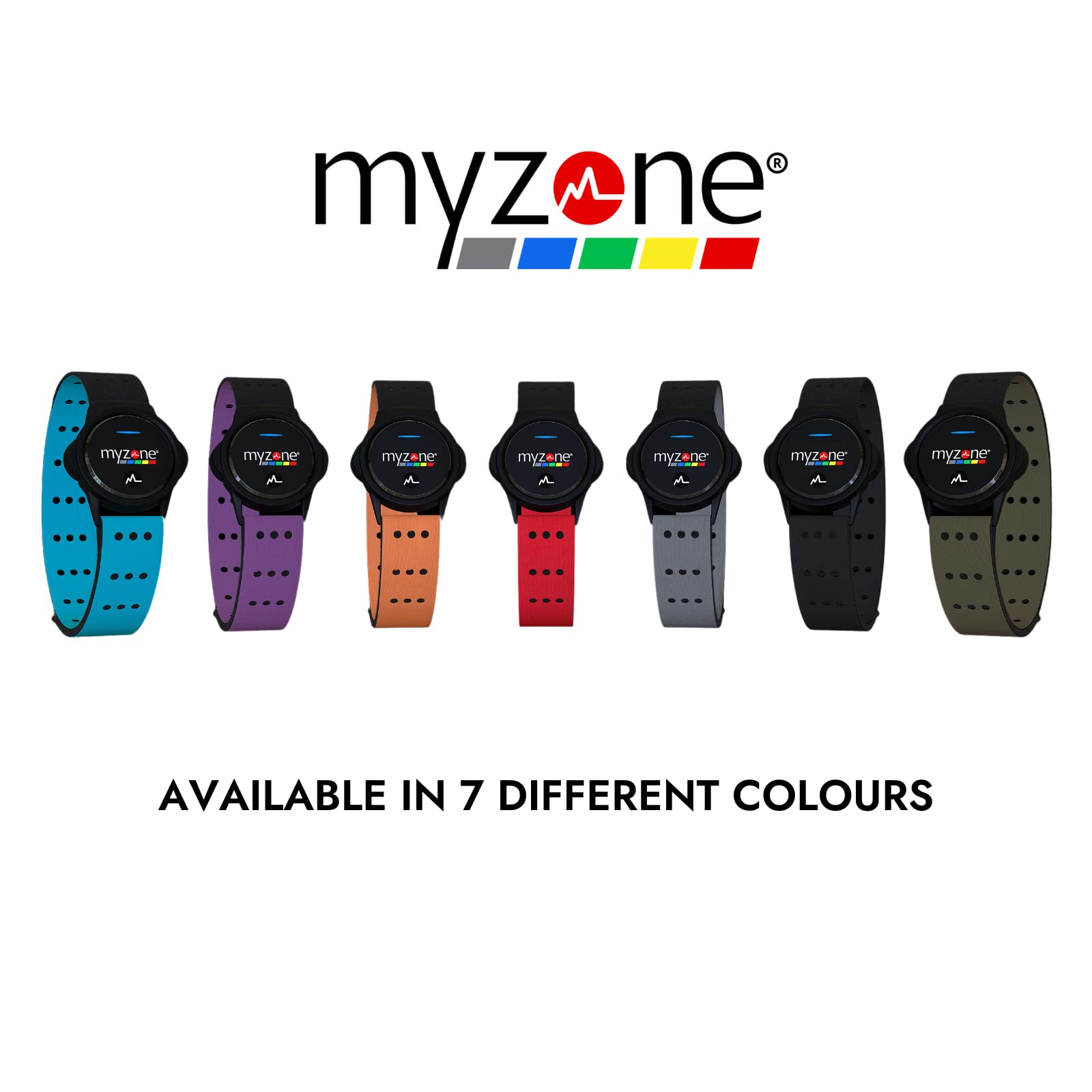 MYZONE MZ Switch Replacement Arm & Wrist Straps - Khaki