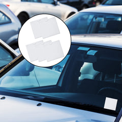 5PCS Car Permit Holder,Windscreen Card Holder Parking Permit Holders,Self Adhesive Car Permit Holders,Windscreen Card Holder Clear Ticket and Note Holders for Car,Van,Caravan Windscreen(105X105mm)