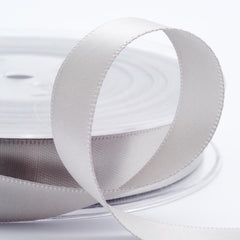 Italian Options Satin Ribbon, 3mm Wide x 50 Metre Roll, Silver