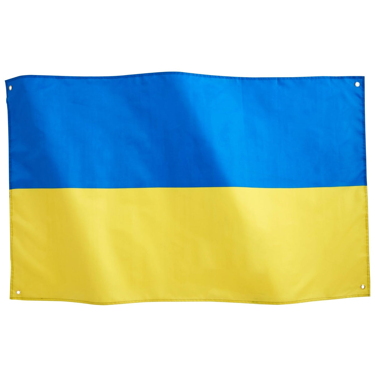 Runesol Ukraine National Flag 3x5, 91x152cm, Eurovision 2024, Прапор України 4 Grommets, Brass Eyelet in Every Corner, Ukrainian Banner, Premium Flags, Waterproof, Inside, Outside